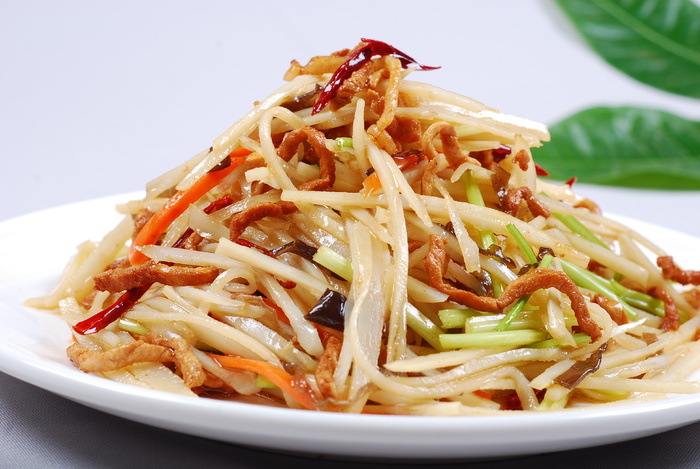 CXC02651莲菜丝炒肉丝