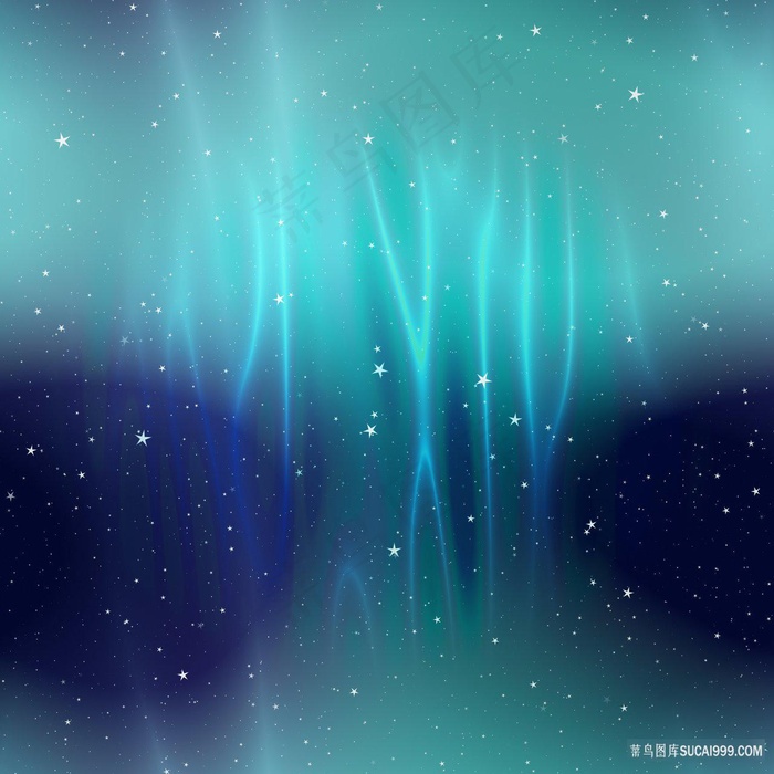 蓝色梦幻渐变闪光背景