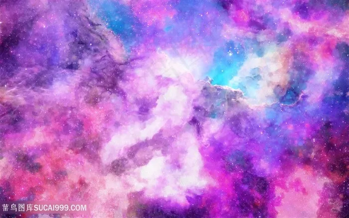 绚丽星空景色
