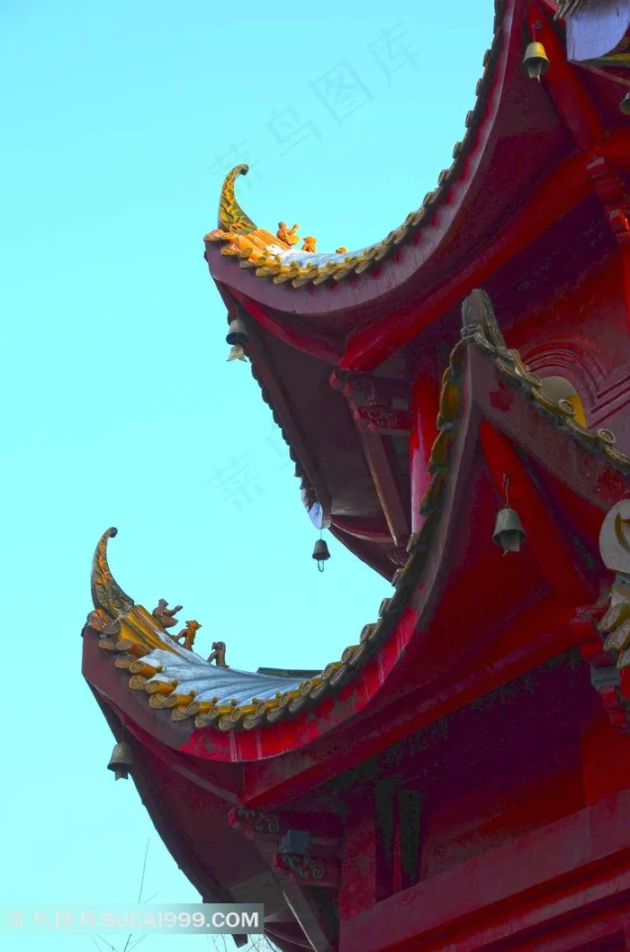 智光寺鼓暮飞檐一角