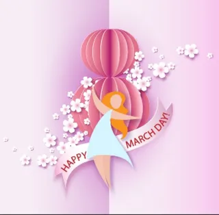 三八妇女节女神节贺卡素材