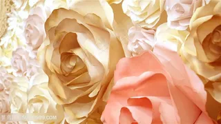 粉色精美的手工花海报背景高清