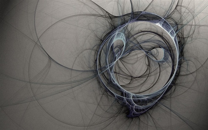 发丝与白线图片