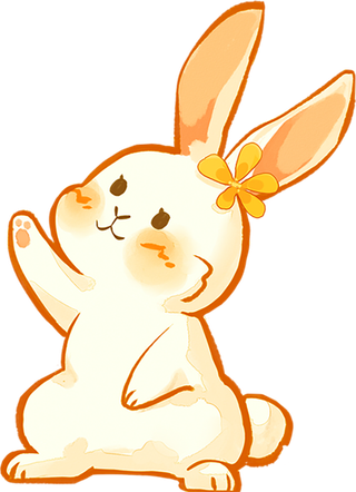 中秋兔子素材免扣