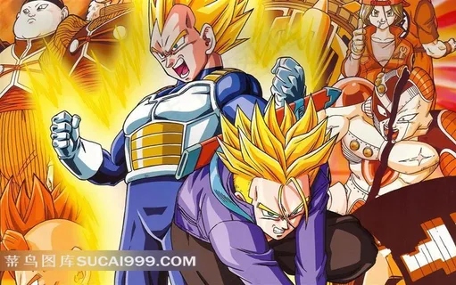 龙珠动漫人物插画图片