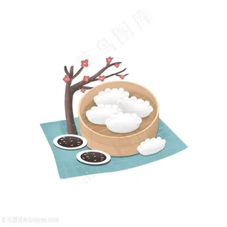 免扣中国早餐饺子