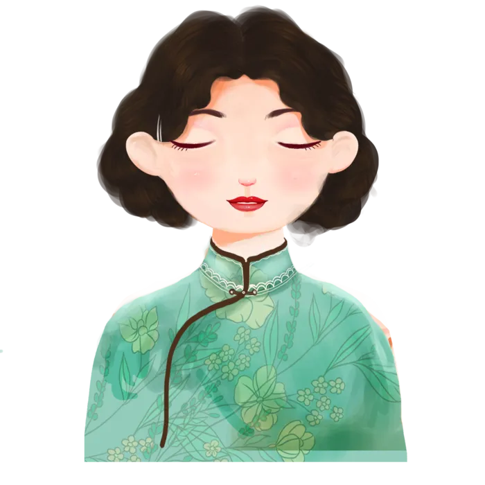 传统旗袍美女 (40)