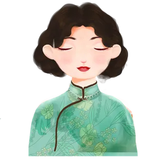 传统旗袍美女 (40)