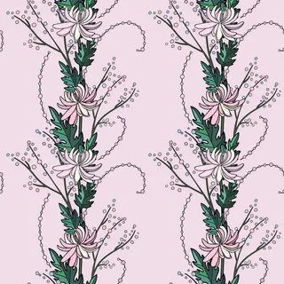 花卉唯美手绘花朵面料纹理手机壳布料面料印花服装矢量图案素材