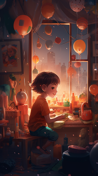 儿童 节日 快乐 热闹 开心