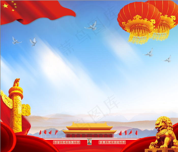 党建的背景cdr矢量模版下载