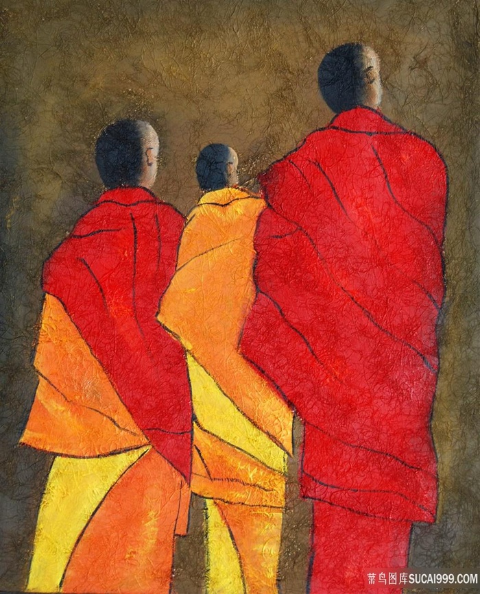 时尚人物艺术插画