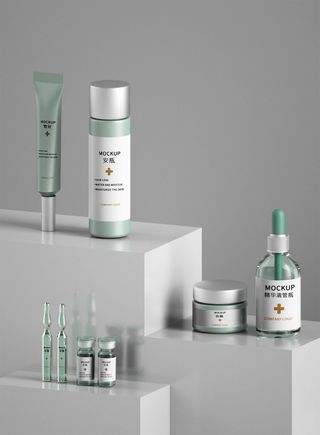 包装智能贴图样机VI效果PSD素材