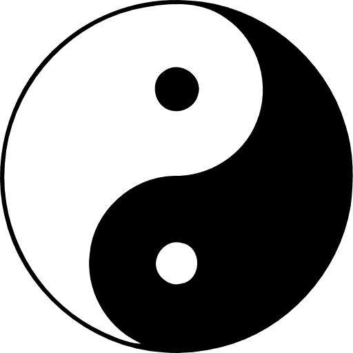 Yin and yang PNG免抠(512x512)