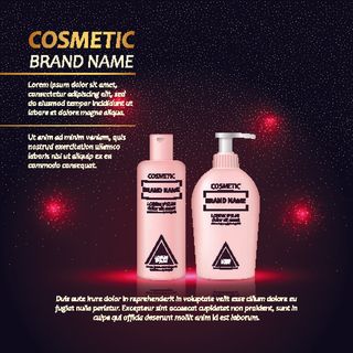 设计广告化妆品素材