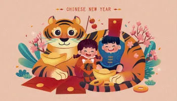 设计新年背景春节eps,ai矢量模版下载