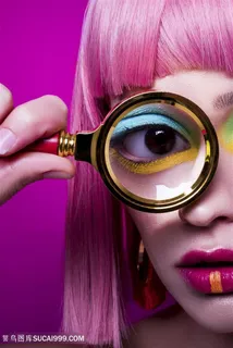 化妆品模特美容