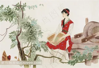 古典工笔人物美女图片