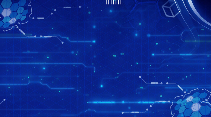 蓝色科技背景psd模版下载