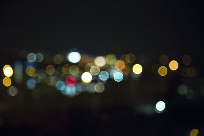 多彩霓虹灯光图片