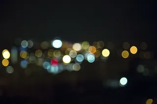 多彩霓虹灯光图片