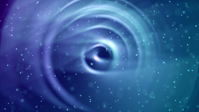 空间, 虫洞, 蓝色的, 涡流, 灯, 抽象, 背景