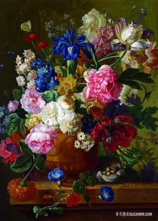 唯美花卉高清艺术油画 唯美花卉高清艺术油画