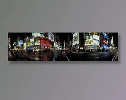 美国纽约时代广场的晚上