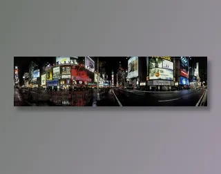 美国纽约时代广场的晚上