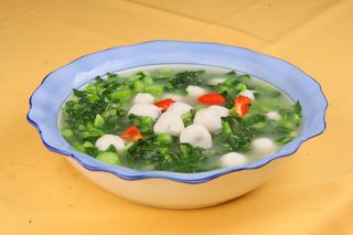 菜菠鱼丸16元