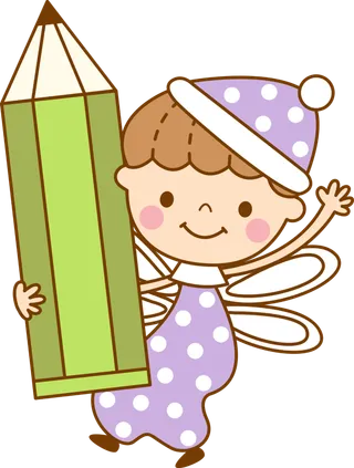 铅笔 人物 卡通