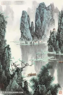 白雪石巍峨山脉高清艺术装饰画 白雪石巍峨山脉高清艺术装饰画