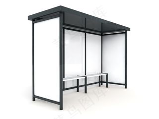 高清候车亭广告牌图片