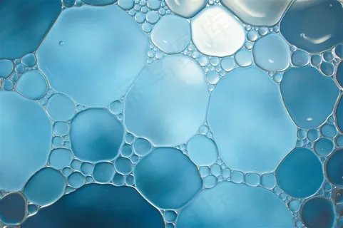 蓝色抽象水油融合底纹背景高清图片