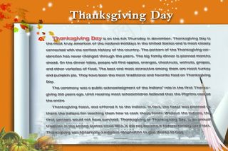 感恩节展板图片