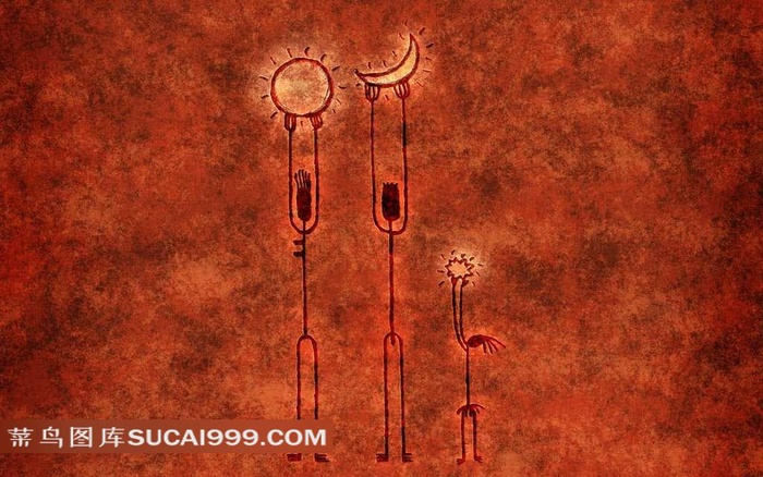 植物上的太阳与月亮