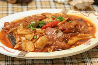 40  双菇牛柳-国客大酒店