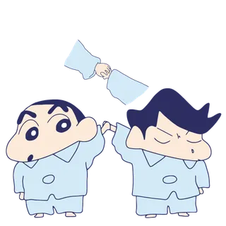 蜡笔小新可爱动画人物免扣素材