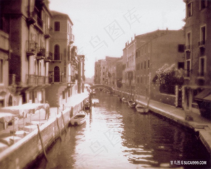 水上城市高清风景画