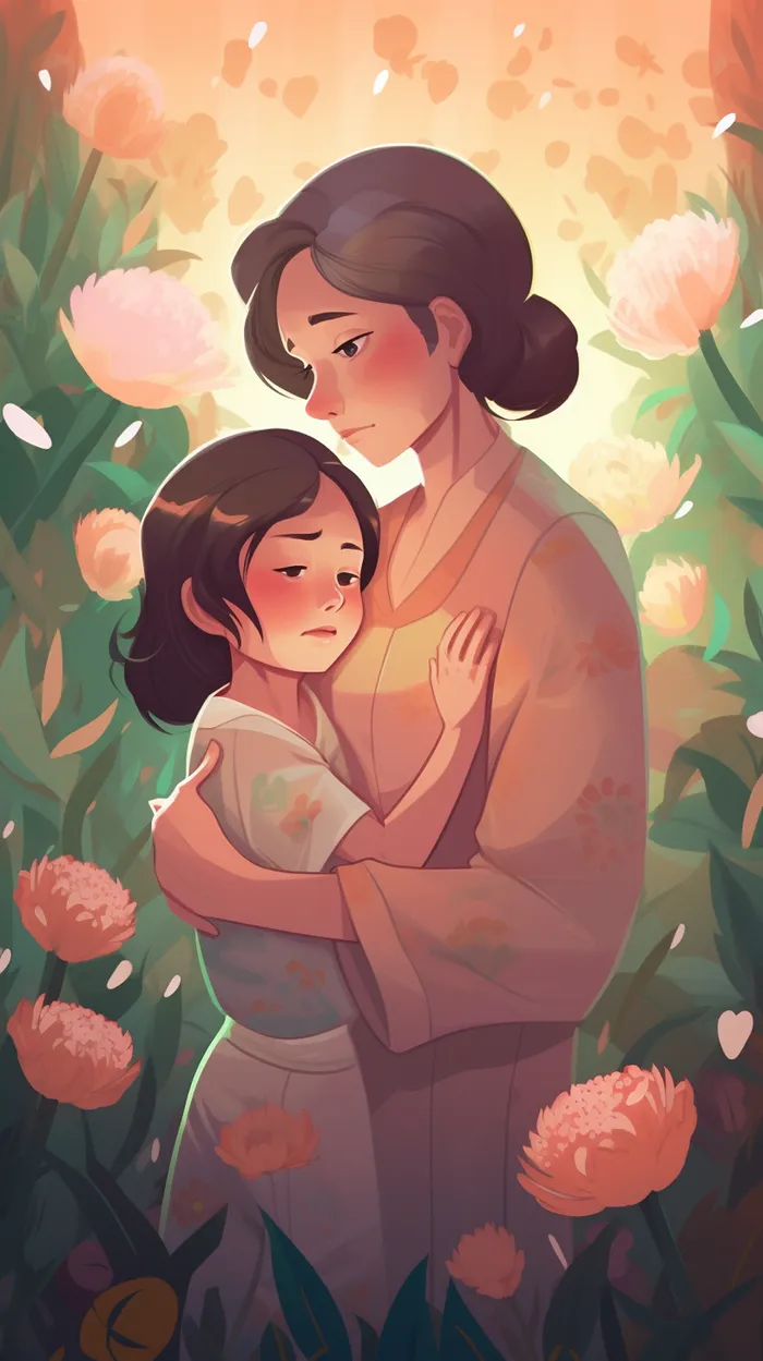 母亲 温馨 节日 爱护 温柔