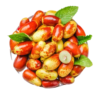 A-鲜枣水果超市商品白底图免抠实物摄影png格式图片透明底