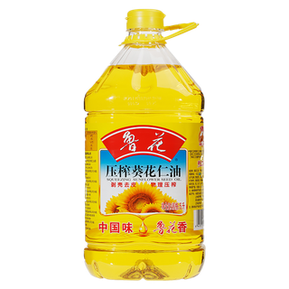 鲁花葵花仁油5升超市商品白底图免抠实物摄影png格式图片透明底