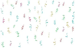 五彩纸屑 PNG免抠