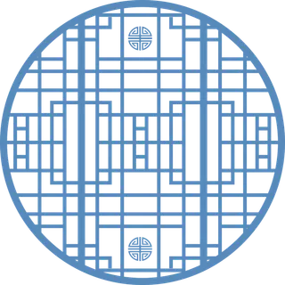 简约风中式传统图案窗花贴画镂空窗户瓷砖PNG免扣图片素材 (26)