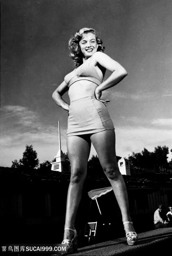 黑白梦露艺术照