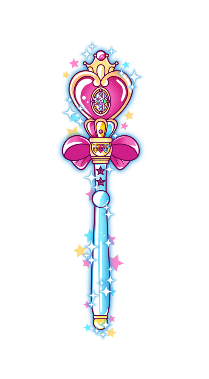 魔法棒卡通简笔