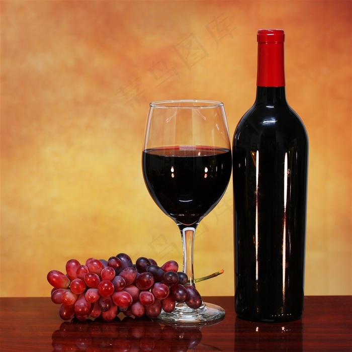 红葡萄红酒艺术照
