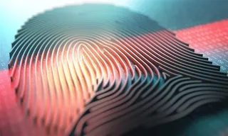 立体渐变指纹高清图片