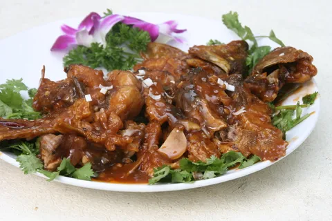 保府酱烧瓦块鱼 (4)