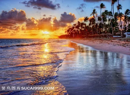 夕阳海边自然风景高清图片系列一 夕阳海边自然风景高清图片系列一